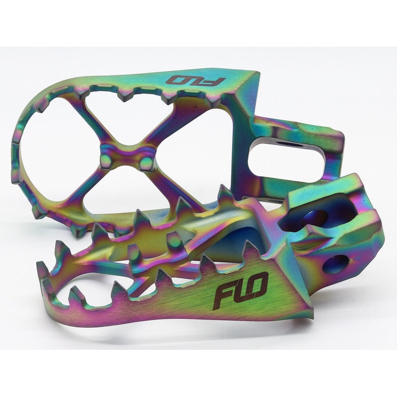 Flo Motorsports Titanium Jet Fuel Foots Pegs 2023 (TI-795-4JET)