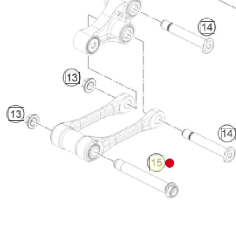 PIN PULL ROD M14X1.5 2023+ (A46004084000)