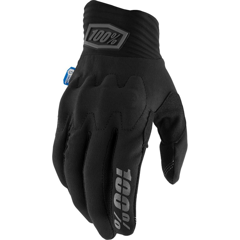 100 Percent Cognito Smart Shock Gloves Black SM
