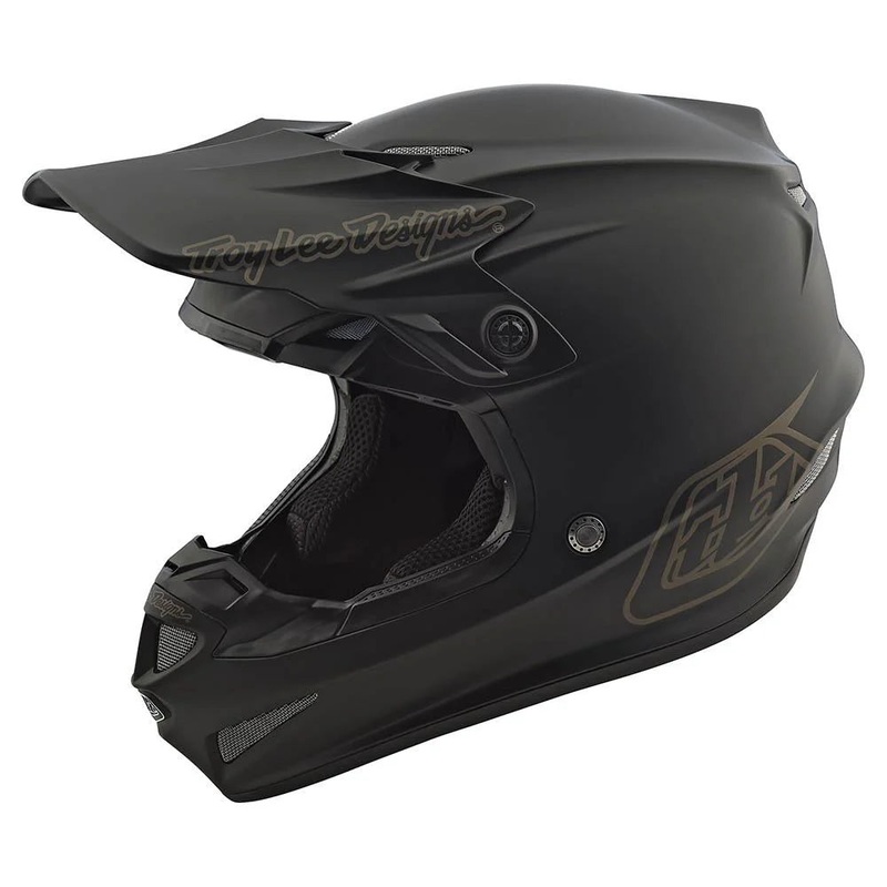 Troy Lee Designs Youth GP Helmet Mono Black YMD (50-51)