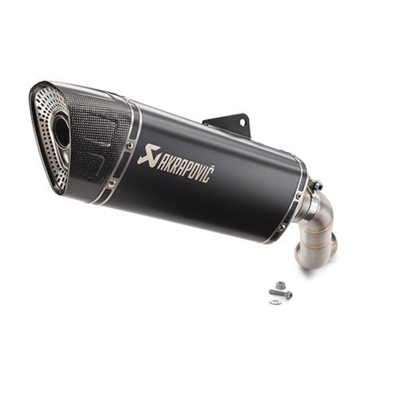 Akrapovic 701 Svart/Vit Slip-On Muffler 2018-2020