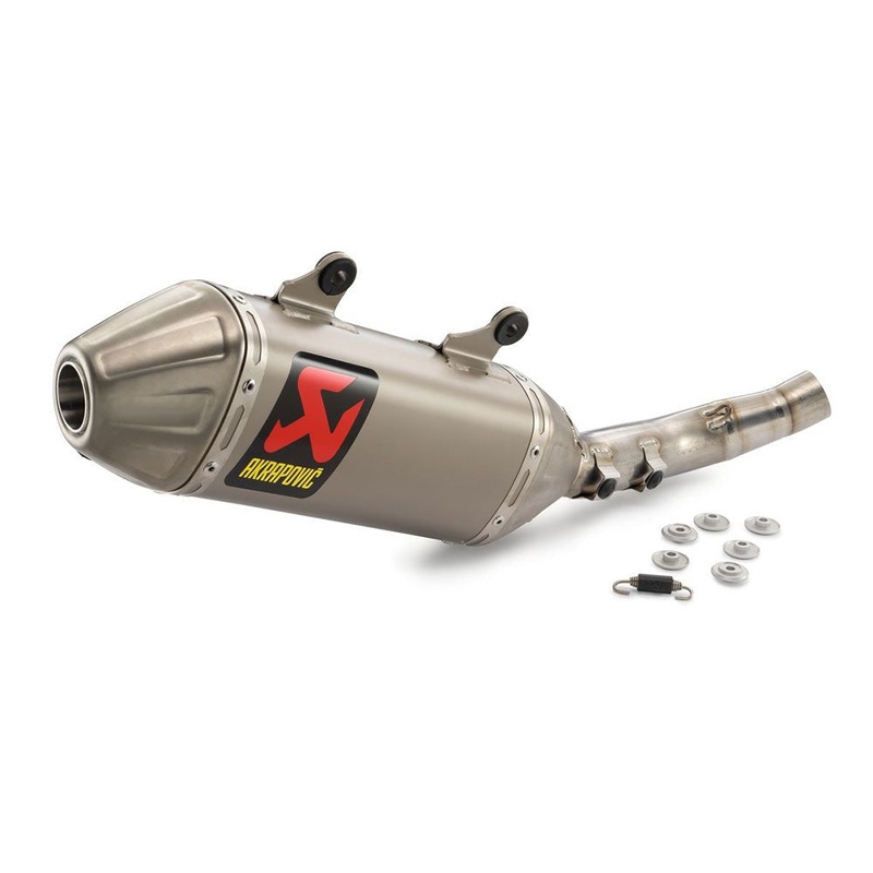 Akrapovic Titanium Slip-On Muffler (2016-2022) Husqvarna FC/FX 350 (19-22)