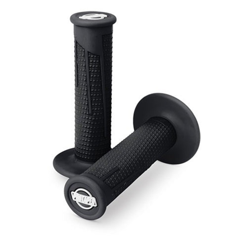 Pro Taper Clamp-on Handlebar Grips – Full Diamond Black/ Black