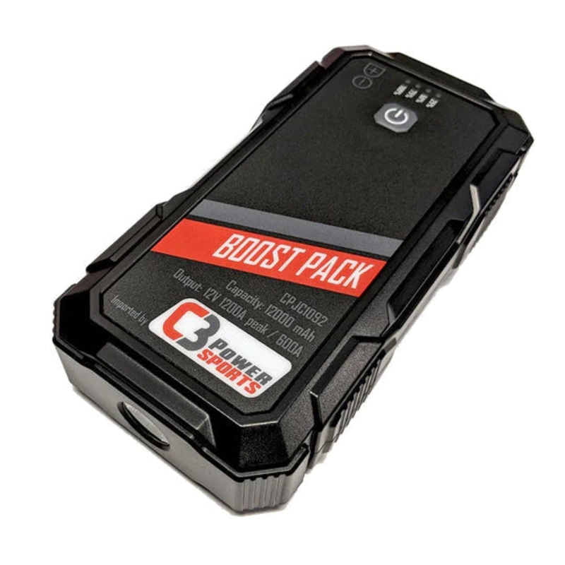 C3 Powersports 12000 MAh Boost Pack (CPJC1092) 12000MAh no/Cables