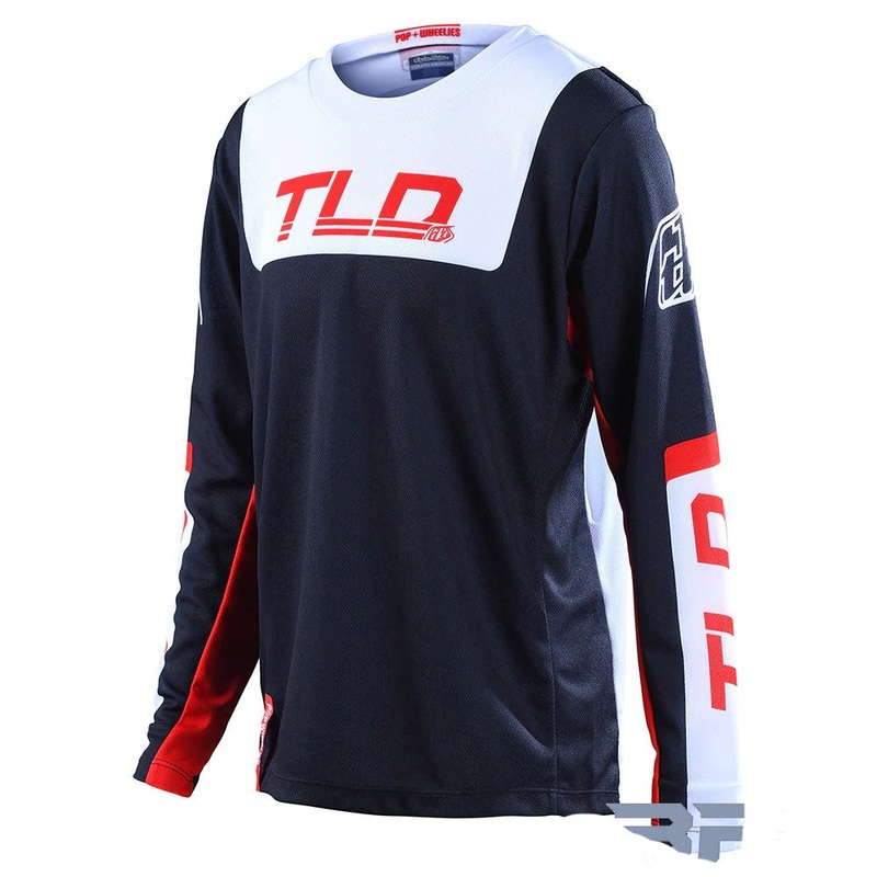 Troy Lee Designs Youth GP Jersey Fractura Navy Small