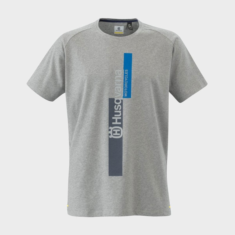 Husqvarna Authentic Tee – Grey Medium