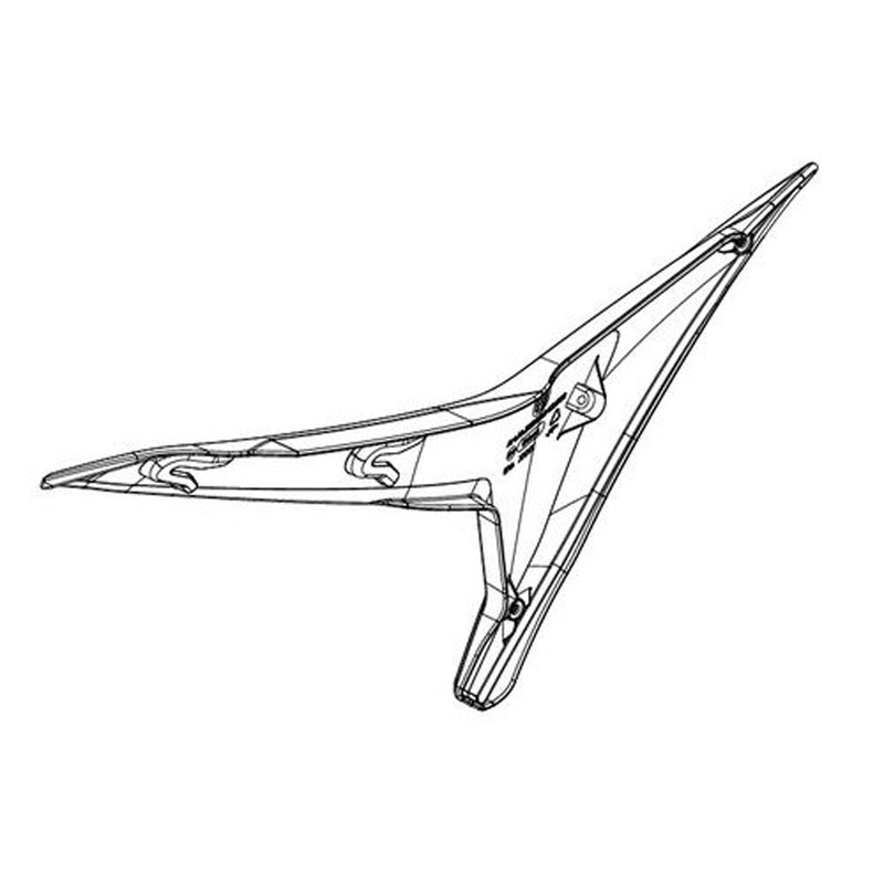 Husqvarna Side Fairing, RIGHT WHITE TC 50/MINI