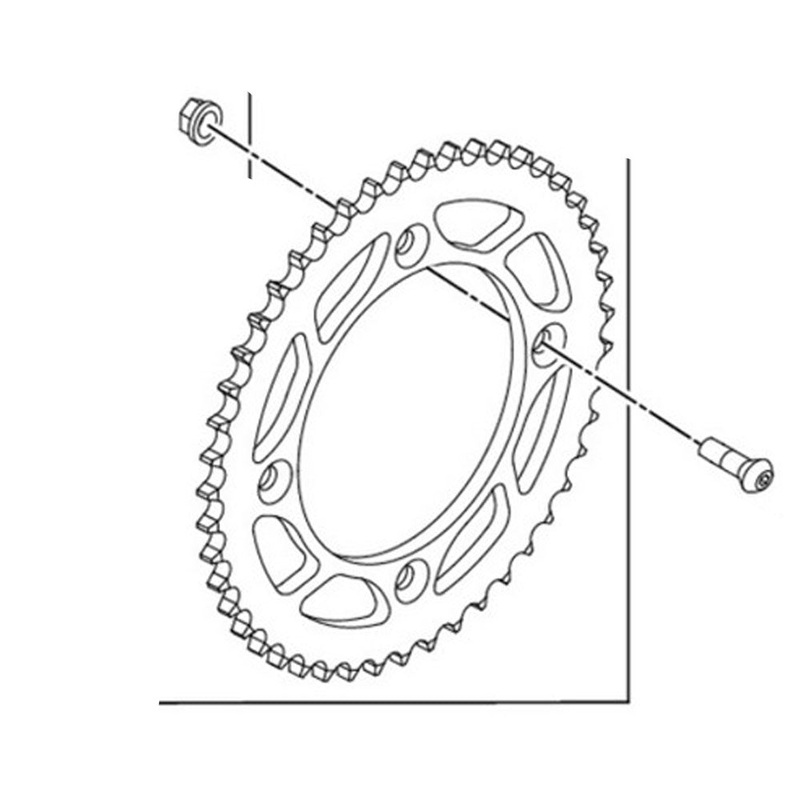 Sprockets 85cc 2018+ HSQ/KTM/GG 45T