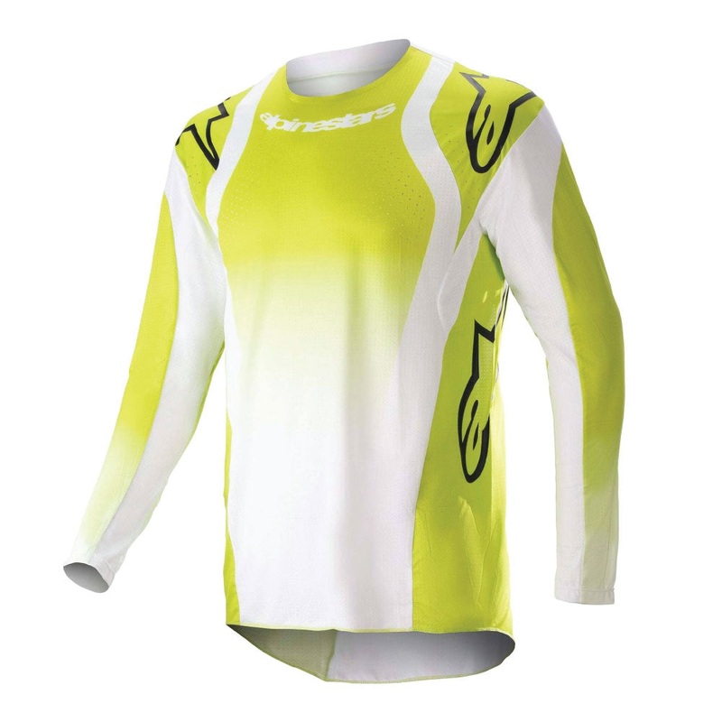 Alpinestars Techstar Push Jersey Yellow/White Medium