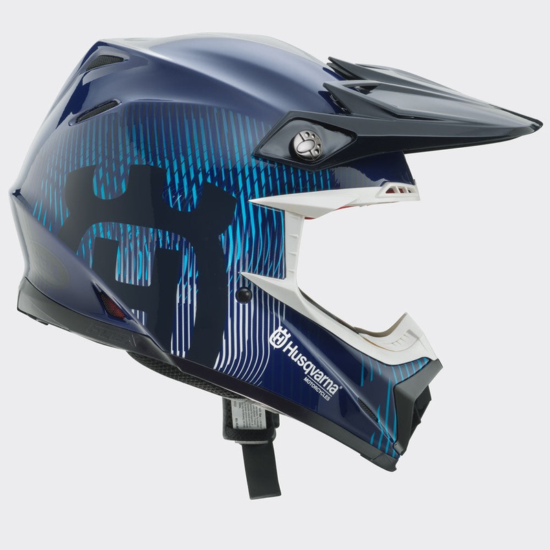 Husqvarna Bell Moto 9S Flex Railed Helmet B23 XS/54