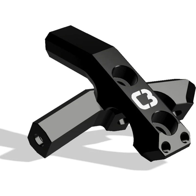 C3 POWERSPORTS TOP CAP MOUNTS Black