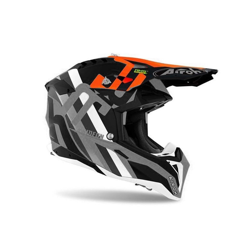 Airoh Aviator 3 Helmet Visor Rainbow Orange