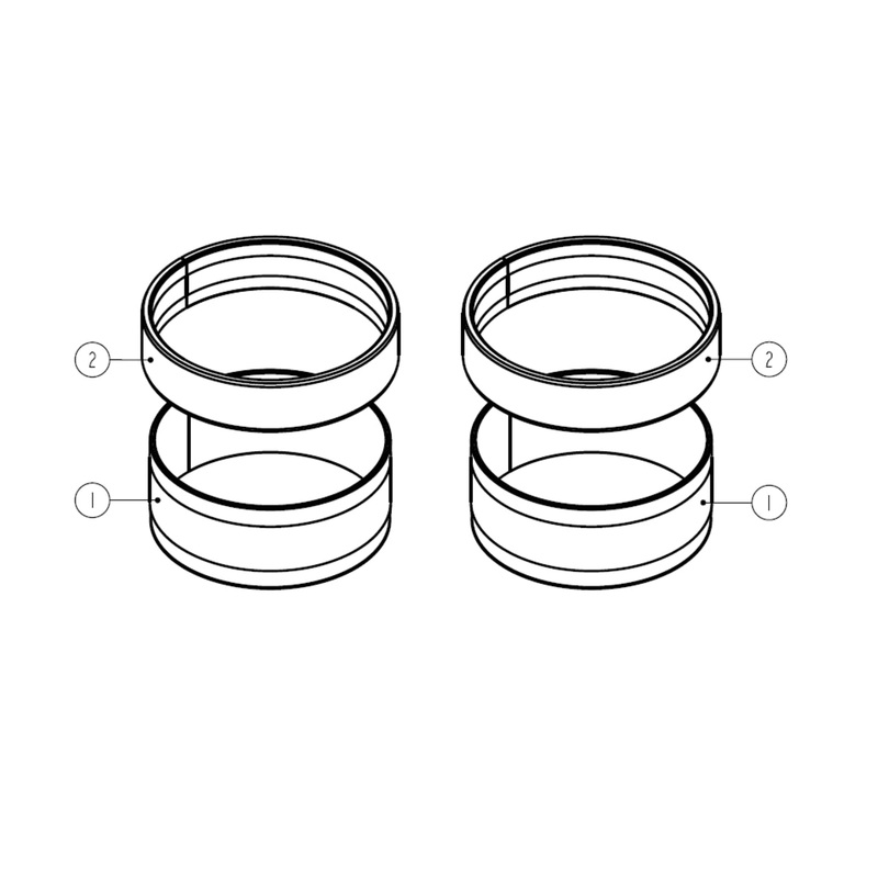 WP FORK REPAIR BUSHING KIT 35MM (RP10006T)