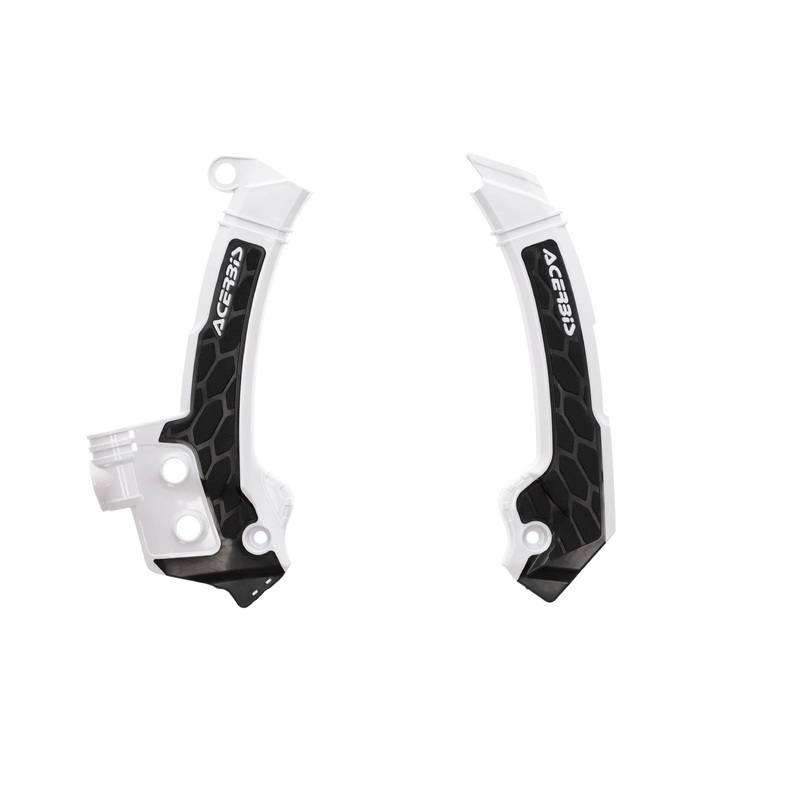 X-GRIP FOR HUSQVARNA FRAME PROTECTOR FC 250 FC 350 FC 450 FE 350 PRO  FE 501 S 2 TE 300 PRO023-25 white/black
