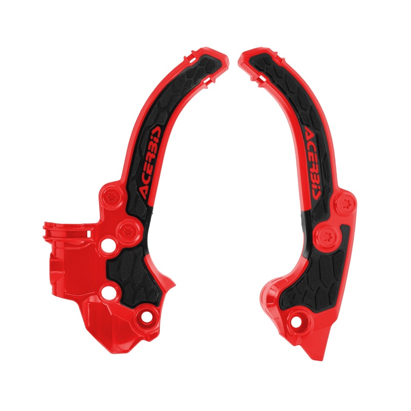 X-GRIP FRAME PROTECTION FOR KTM/HUSQVARNA/GAS GAS MC 50 TC 50 SX 50 2024-25 red/black