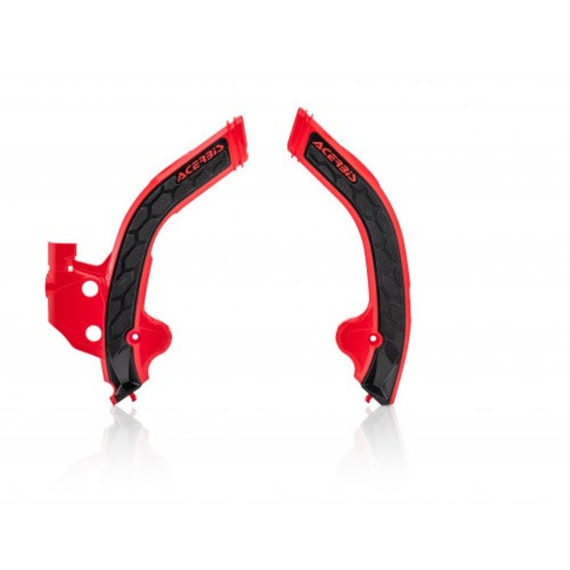 X-GRIP FRAME PROTECTOR FOR BETA RR 125 2T RR 125 2T RACING RR 200 2T RACING RR 480 4T RACING 2020-24 red/black