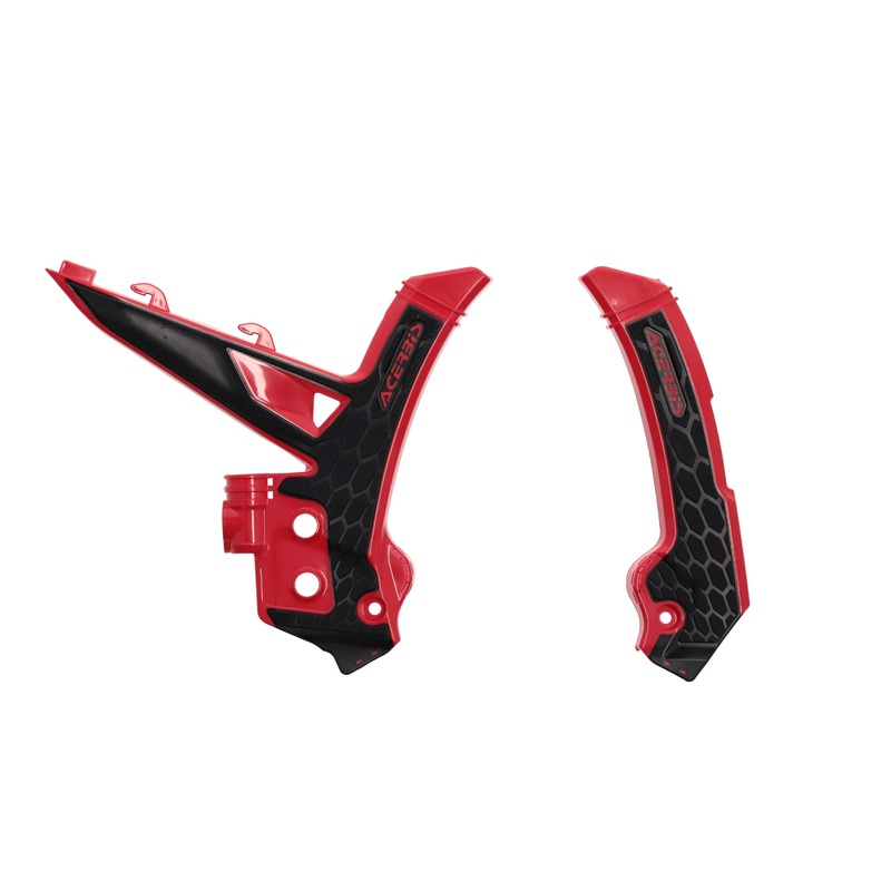 X-GRIP FRAME PROTECTOR FOR GAS GAS EC 125 EC 250 F EC 300 EC 350 F EC 500 F 2024-25 red/black