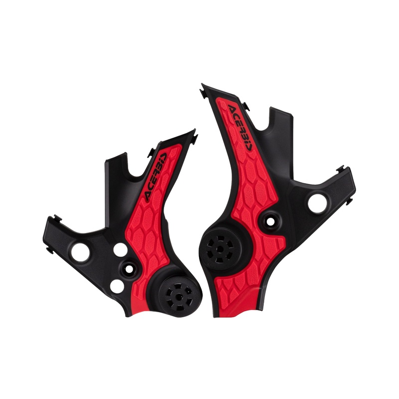X-GRIP FRAME PROTECTOR FOR HONDA AFRICA TWIN 1100 L AFRICA TWIN 1100 L ADVENT 2020-25 black/red