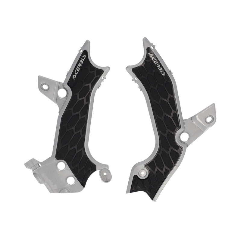 X-GRIP FRAME PROTECTOR FOR KAWASAKI KX 250 KX 300 X ENDURO KX 450 X 2024-25 grey/black