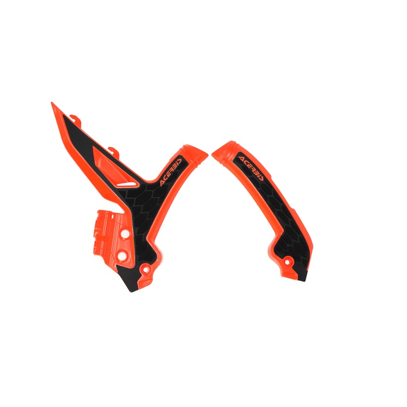 X-GRIP FRAME PROTECTOR FOR KTM EXC 150 EXC 250 EXC 300 EXC-F 250 SX 125 EXC-F 500 2023-25 orange/black