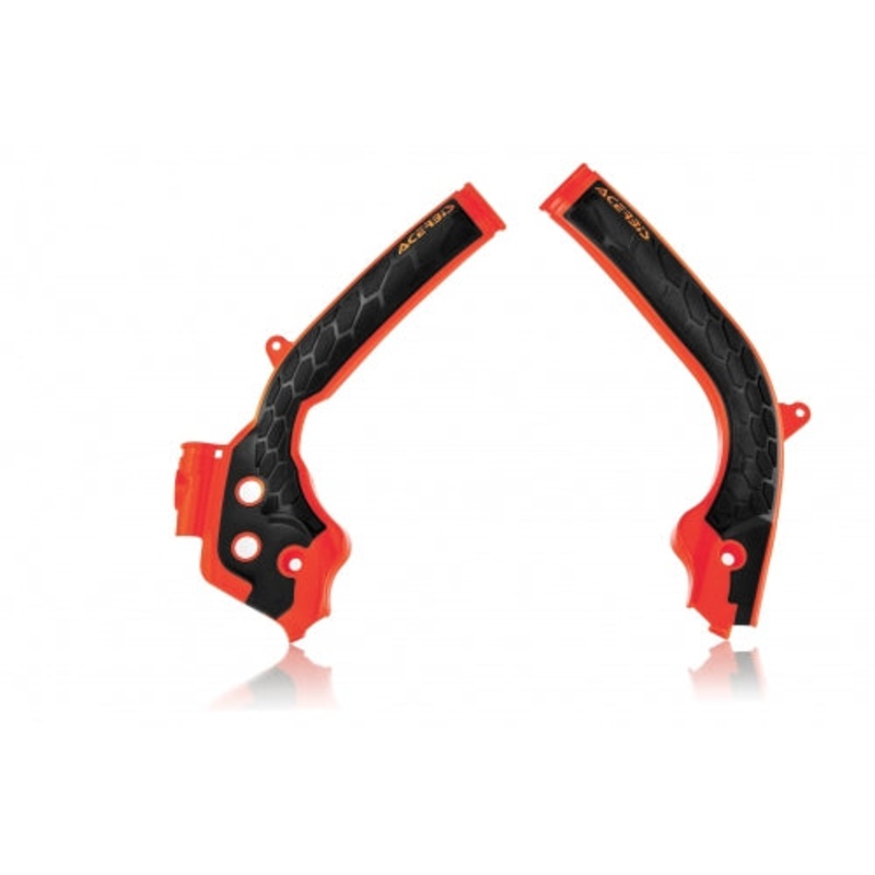 X-GRIP FRAME PROTECTOR FOR KTM/HUSQVARNA FC 250 FC 350 FE 501 TE 250I EXC 250 T SX 125 EXC-F 500PI 2016-19 Orange 016