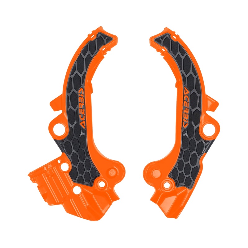 X-GRIP FRAME PROTECTOR FOR KTM/HUSQVARNA/GAS GAS MC 65 TC 65 SX 65 2024-25 orange/black