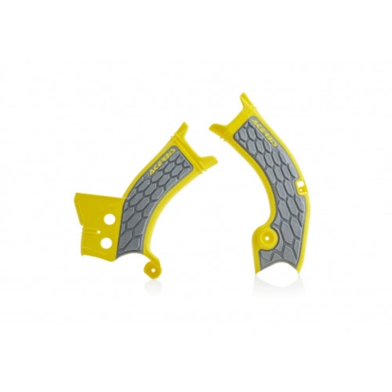 X-GRIP FRAME PROTECTOR FOR SUZUKI RM-Z 250 RM-Z 450 2018-25 yellow/grey