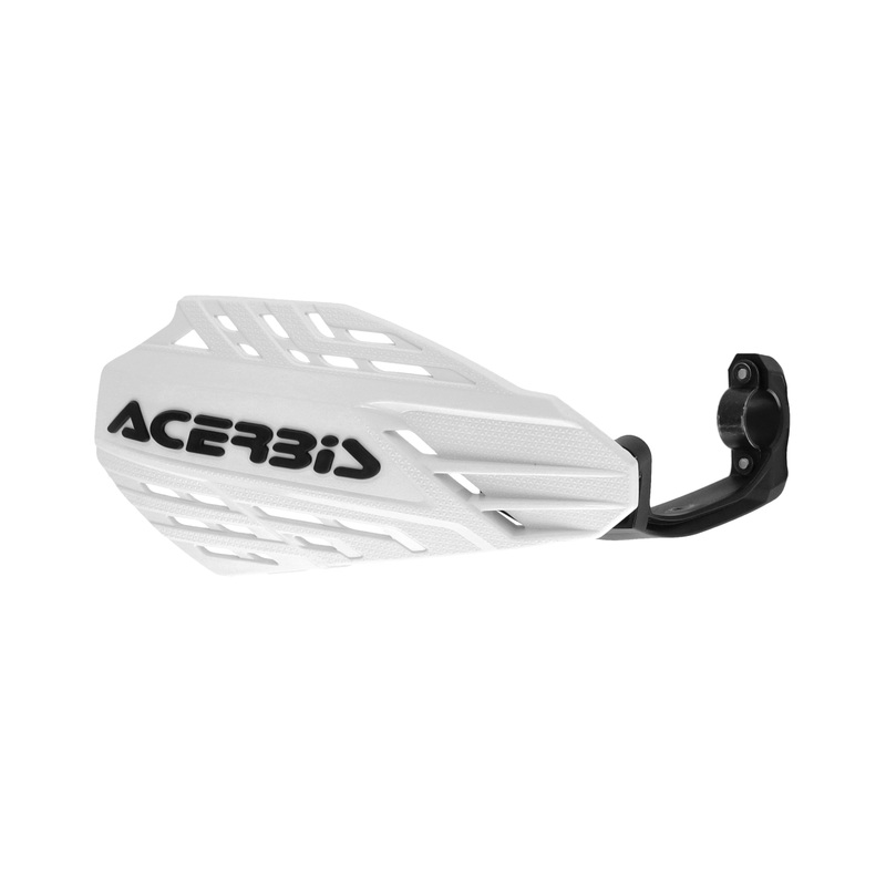 HANGUARDS LINEAR VENTED RX 125 RR 50 2T RR 50 MOTARD 2T RR RACE 4T 480 1990-25 white/black