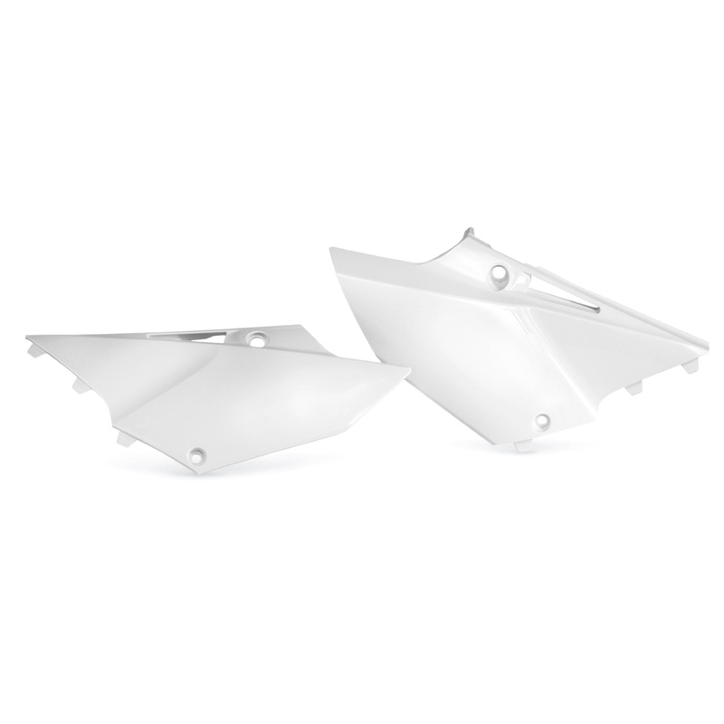 SIDE PANELS FOR YAMAHA MC 150 MC 300 WR 125 2T WR 250 2T YZ 125 YZ 250 2015-25 white