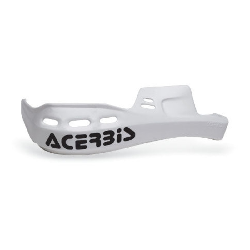 RALLY BRUSH HANDGUARDS RX 125 RR 125 2T  RR 125 2T RACING RR 390 4T 1990-2025 white