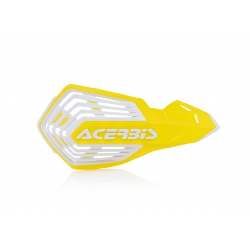 X-FUTURE HANDGUARDS RX 125 SX 125 RR 125 2T RR 125 2T RACING RR 430 4T 1990-2025 yellow/white