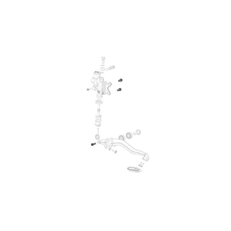 Master cylinder bolt