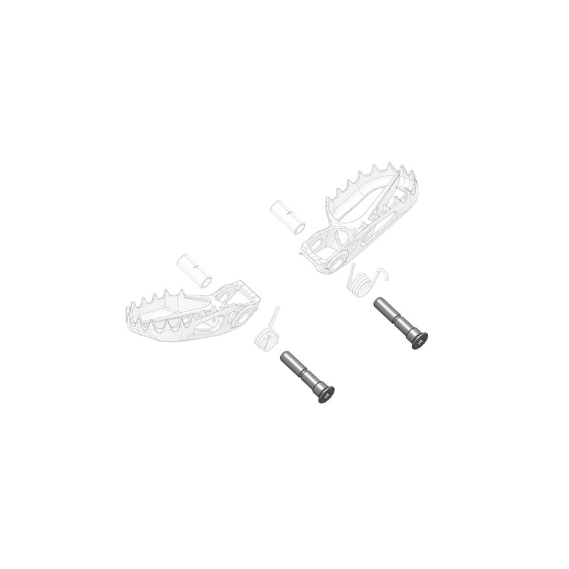 Foot peg pin
