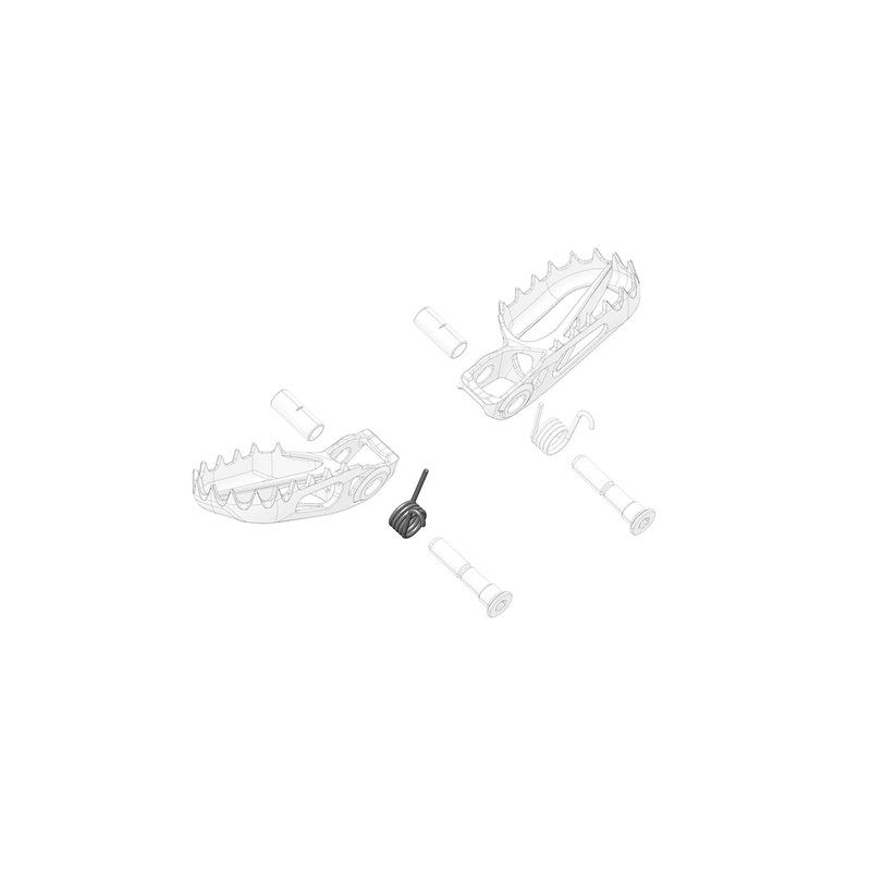 Foot peg spring Left