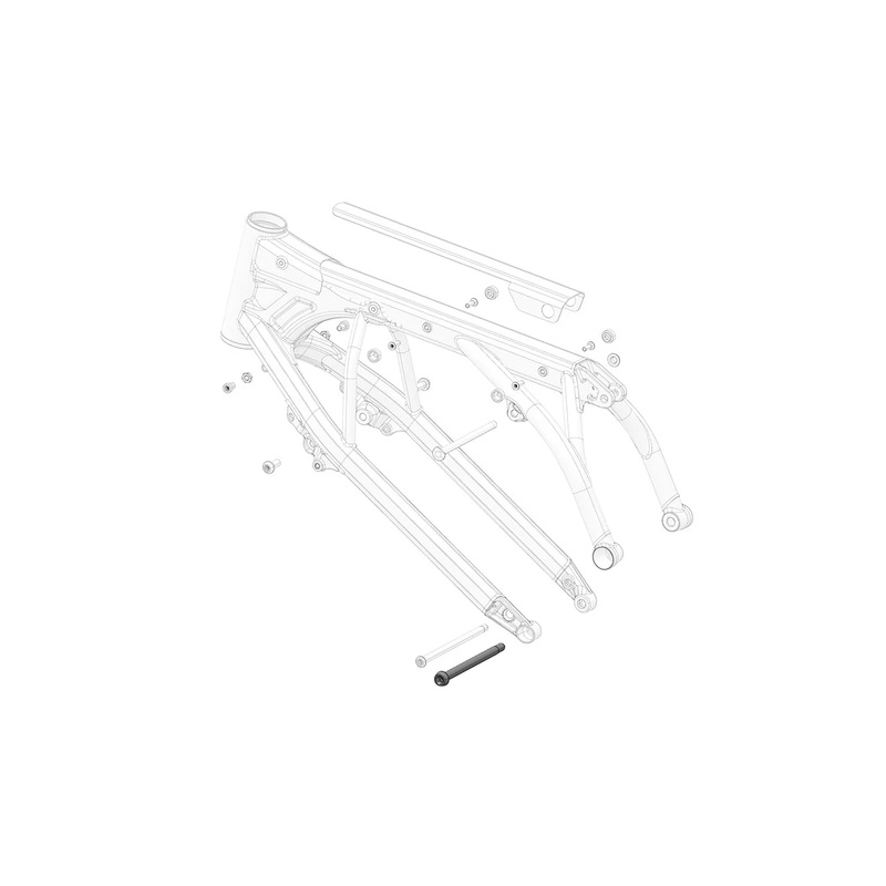 Frame to motor shaft