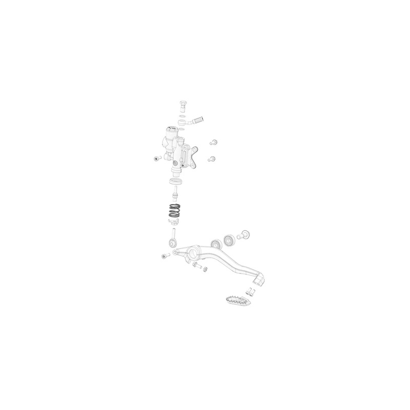 Rear brake spring