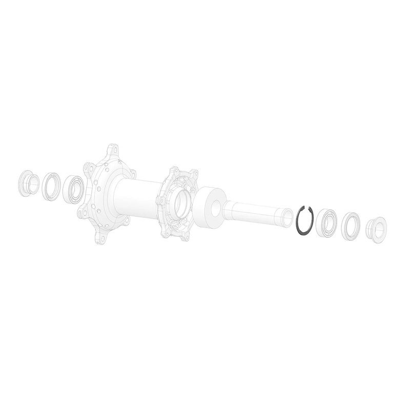 Rear Hub Left Bearing Retaining Circlip