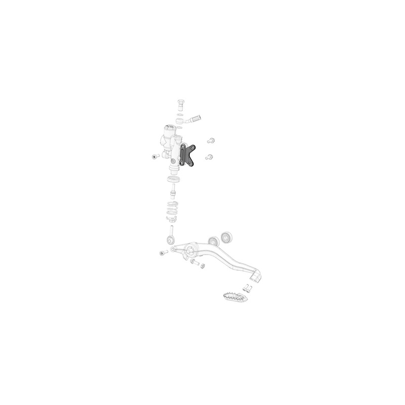Rear master cylinder bracket