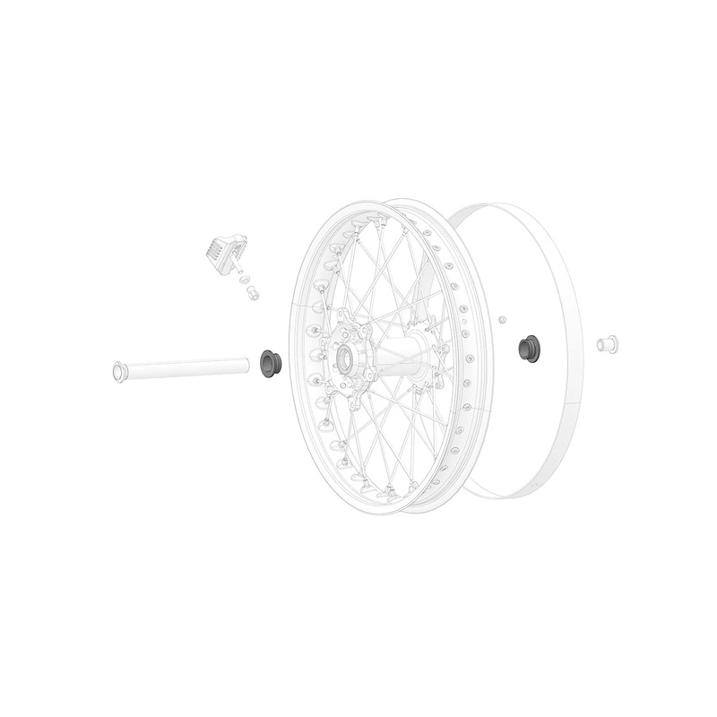 Rear wheel spacer (1 unit)