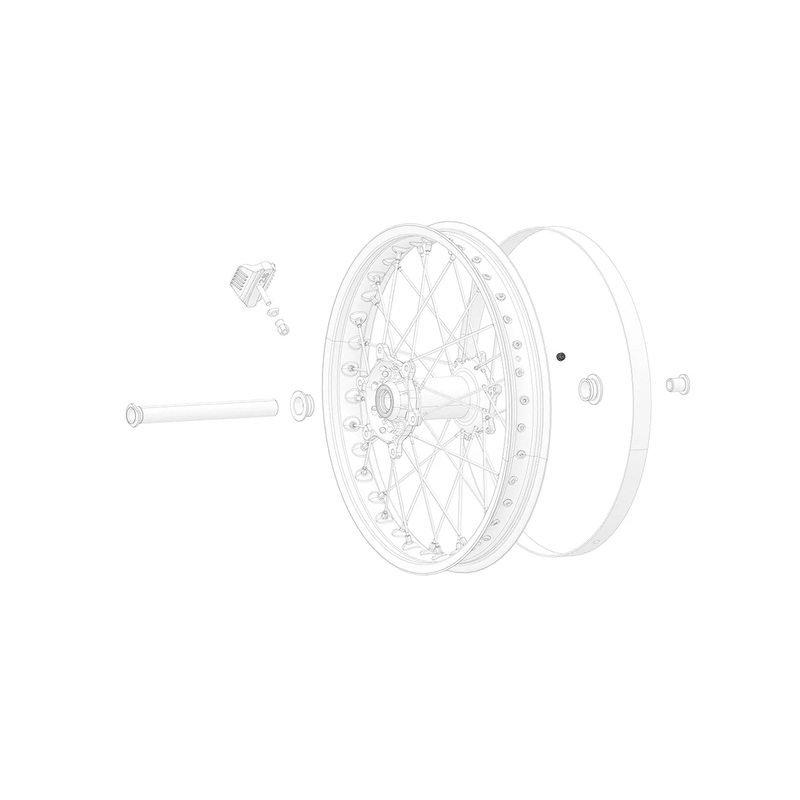 Rim rubber plug