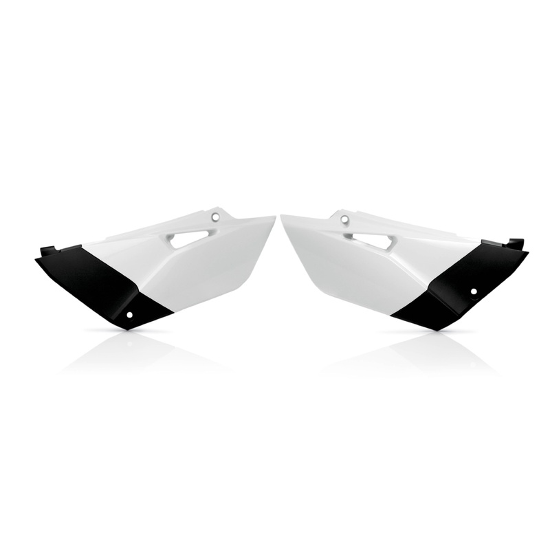 SIDE PANELS FOR YAMAHA YZ 85 2015-21 white/black