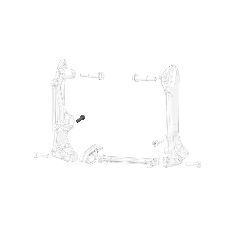 Swingarm shaft clamp screw