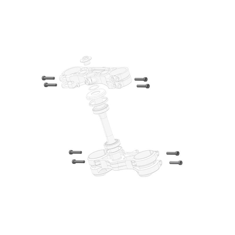 Triple clamp fork bolt (1 unit)
