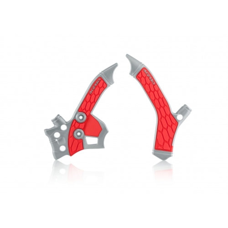 X-GRIP FRAME PROTECTOR FOR HONDA CRF 250 L-M CRF 250 RALLY 2013-20 grey/red