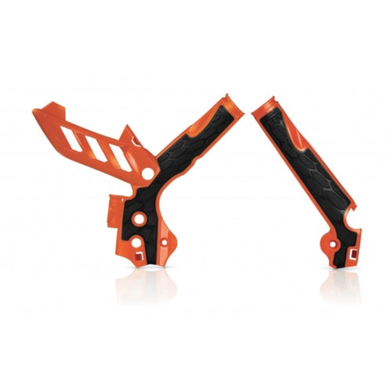 X-GRIP FRAME PROTECTOR FOR KTM EXC 125 EXC 200 EXC 380 2T EXC-F 250 EXC-F 520 S  SX-F 450SX-F 250X 125 2011-16 Orange