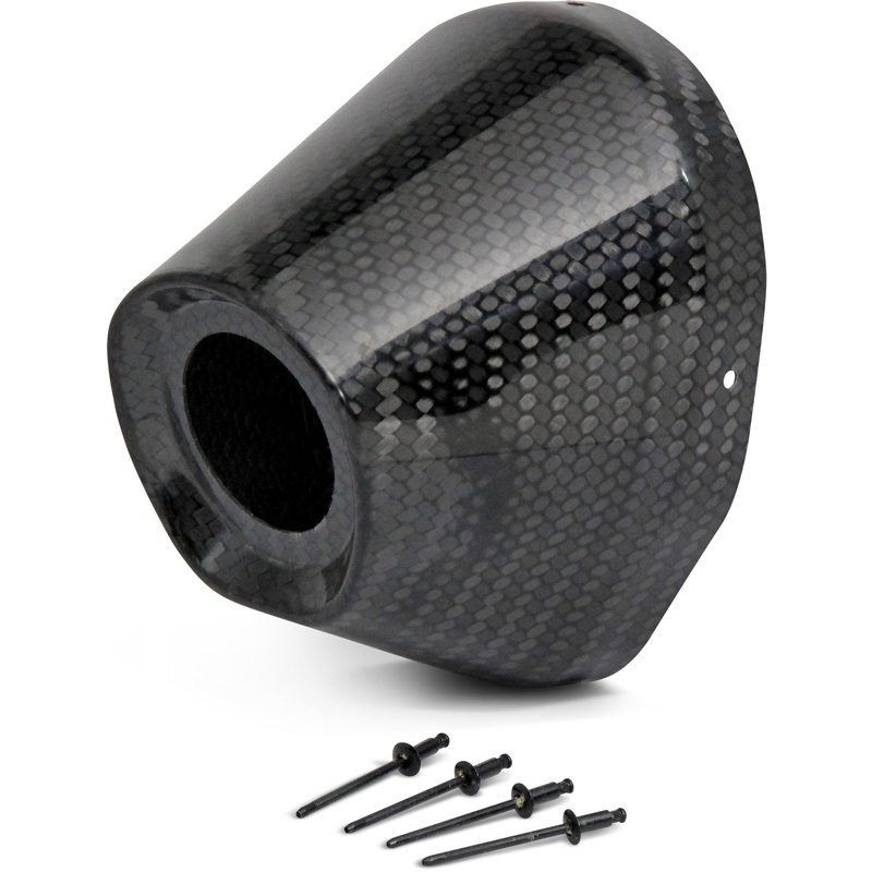 Carbon end cap 4.5″ hole 1 1/2 – Fits most Ti-6 pro 4.5 1 1/2 Black