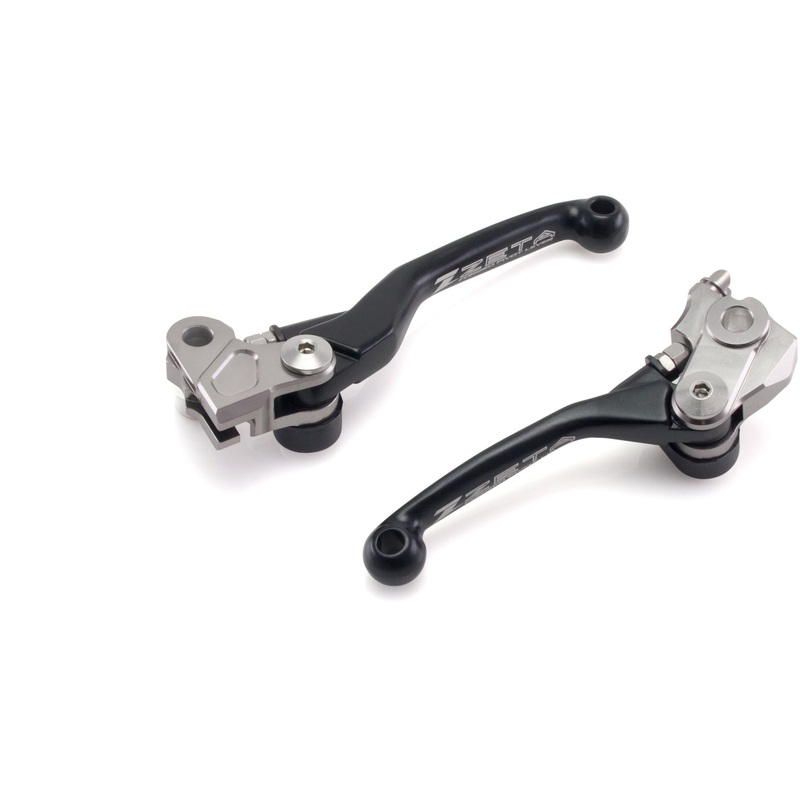 Pivot brake/clutch lever set CRF250 07-22 CRF450 07-20 black One size Black