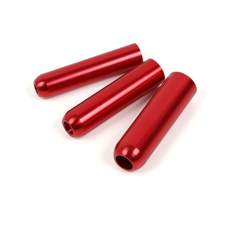 Rear shock seal-head install protector kit (14mm, 16mm. 18mm) One size Red