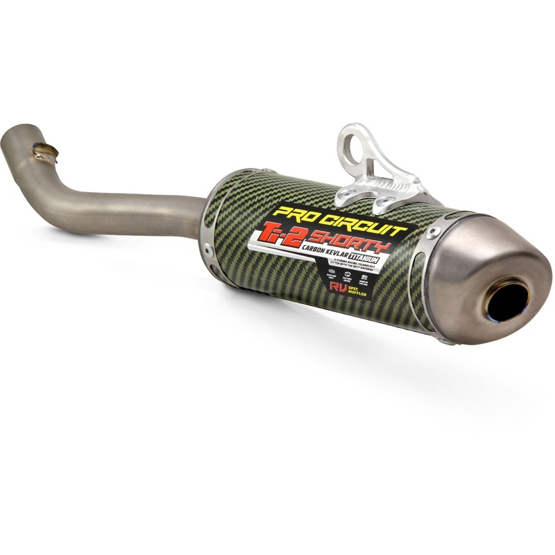 Ti-2 carbon silencer Yamaha YZ125 02-23 (RV Edition) One size Black