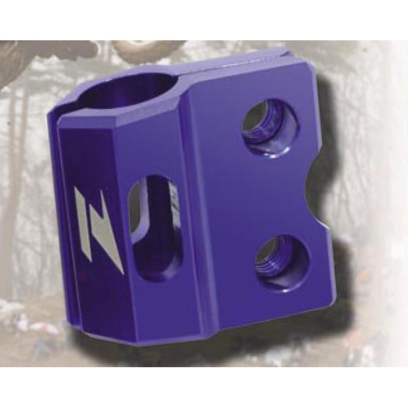 Front brake hose holder KX KXF / RM RMZ 04-22 blue Blue